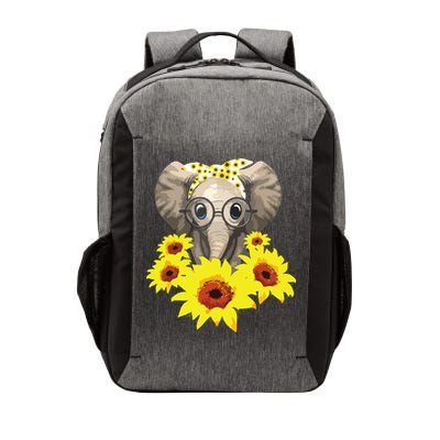 Elephant Sunflower Cute Elephant Love Sunflower Vector Backpack