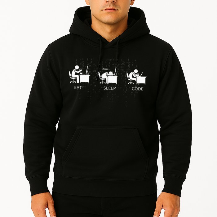 Eat Sleep Code Programmers Design Hoodie