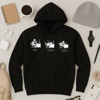 Eat Sleep Code Programmers Design Hoodie