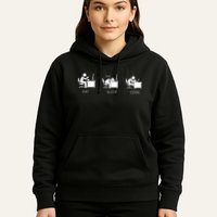 Eat Sleep Code Programmers Design Hoodie