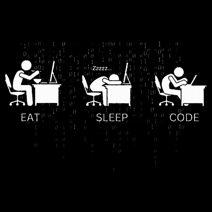 Eat Sleep Code Programmers Design Sweatshirt