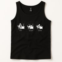 Eat Sleep Code Programmers Design Tank Top