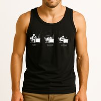 Eat Sleep Code Programmers Design Tank Top