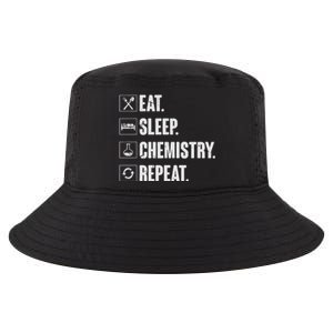 Eat Sleep Chemistry Repeat Funny Chemist Chemistry Gift Cool Comfort Performance Bucket Hat