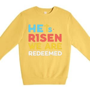 Easter Sunday Christian Believer Religious Jesus Christ Premium Crewneck Sweatshirt