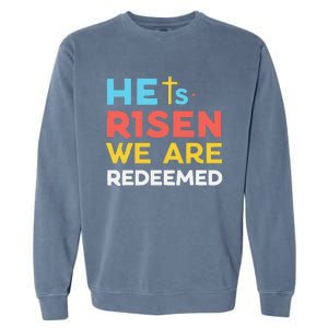 Easter Sunday Christian Believer Religious Jesus Christ Garment-Dyed Sweatshirt