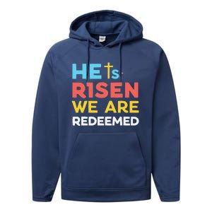 Easter Sunday Christian Believer Religious Jesus Christ Performance Fleece Hoodie