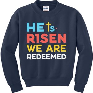 Easter Sunday Christian Believer Religious Jesus Christ Kids Sweatshirt