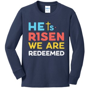 Easter Sunday Christian Believer Religious Jesus Christ Kids Long Sleeve Shirt