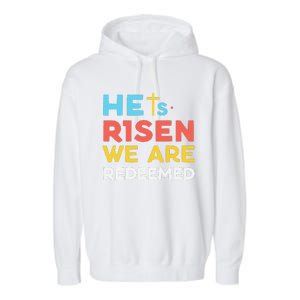 Easter Sunday Christian Believer Religious Jesus Christ Garment-Dyed Fleece Hoodie