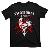 Emotional Support Chicken Emotional Support Cock T-Shirt