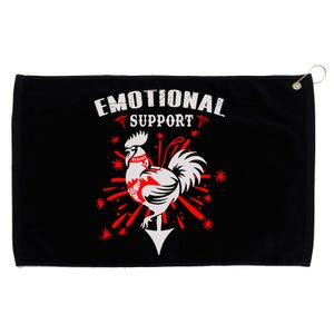 Emotional Support Chicken Emotional Support Cock Grommeted Golf Towel