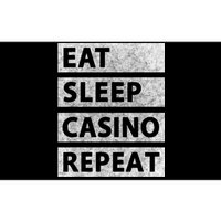 Eat Sleep Casino Repeat Casino Gambler Bumper Sticker