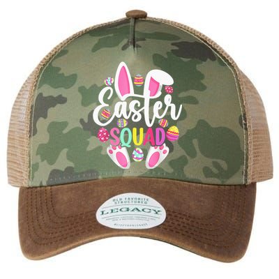 Easter Squad Cute Bunny Rabbit Crew Hunting Egg Legacy Tie Dye Trucker Hat