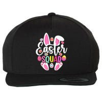 Easter Squad Cute Bunny Rabbit Crew Hunting Egg Wool Snapback Cap