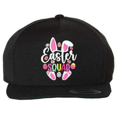 Easter Squad Cute Bunny Rabbit Crew Hunting Egg Wool Snapback Cap