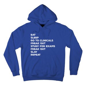 Eat Sleep Clinicals Nurse Nursing School Student Gift Meaningful Gift Hoodie