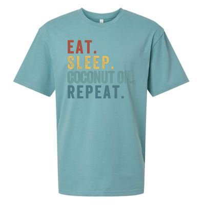 Eat Sleep Coconut Oil Repeat Sueded Cloud Jersey T-Shirt