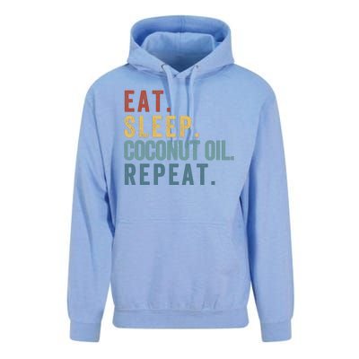 Eat Sleep Coconut Oil Repeat Unisex Surf Hoodie