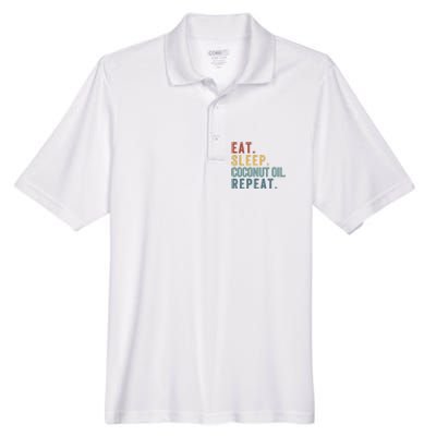 Eat Sleep Coconut Oil Repeat Men's Origin Performance Piqué Polo