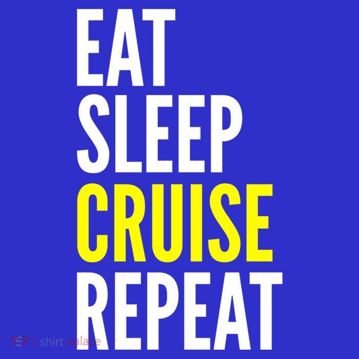Eat Sleep Cruise Repeat Cool Gift Travel Lover Gift T-Shirt