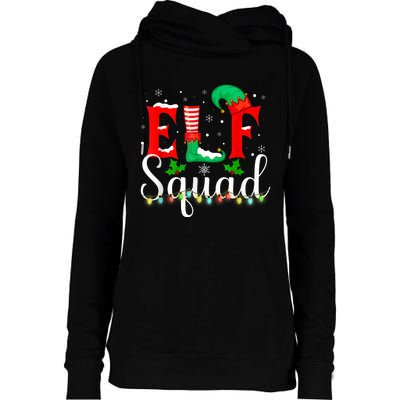 Elf Squad Christmas Matching Family Toddler Boy Girl Womens Funnel Neck Pullover Hood