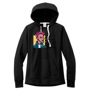 Eat Sleep Collect Nfts Repeat Pixel Women's Fleece Hoodie