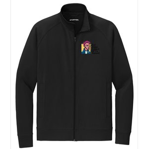 Eat Sleep Collect Nfts Repeat Pixel Stretch Full-Zip Cadet Jacket