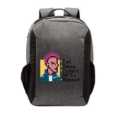 Eat Sleep Collect Nfts Repeat Pixel Vector Backpack