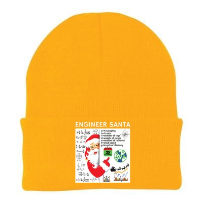 Engineer Santa Christmas Civil Chemical Engineering Student Knit Cap Winter Beanie