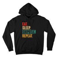 Eat Sleep Chipotle Repeat Funny Vintage Chipotle Lover Hoodie