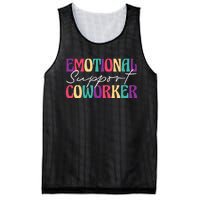 Emotional Support Coworker Mesh Reversible Basketball Jersey Tank