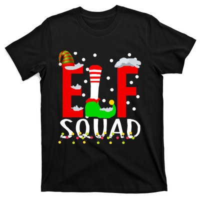 Elf Squad Christmas Matching Family Funny Xmas Squad T-Shirt