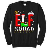 Elf Squad Christmas Matching Family Funny Xmas Squad Tall Sweatshirt