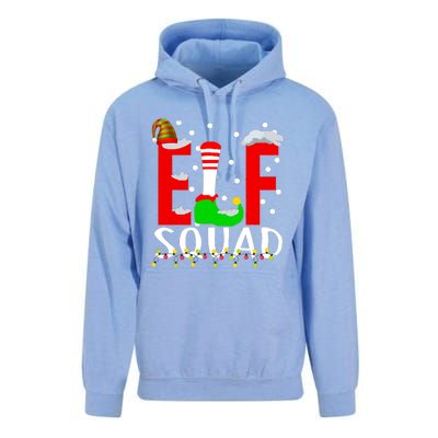 Elf Squad Christmas Matching Family Funny Xmas Squad Unisex Surf Hoodie