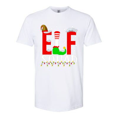 Elf Squad Christmas Matching Family Funny Xmas Squad Softstyle CVC T-Shirt