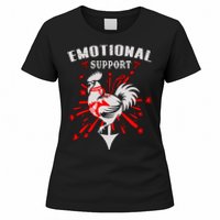 Emotional Support Chicken Emotional Support Cock Women's T-Shirt