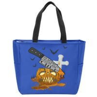 Executive Sous Chef Funny Halloween Party Gift Zip Tote Bag