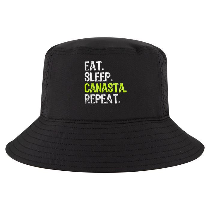 Eat Sleep Canasta Repeat Game Player Lover Funny Cool Comfort Performance Bucket Hat