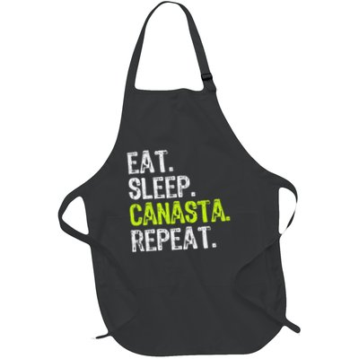 Eat Sleep Canasta Repeat Game Player Lover Funny Apron