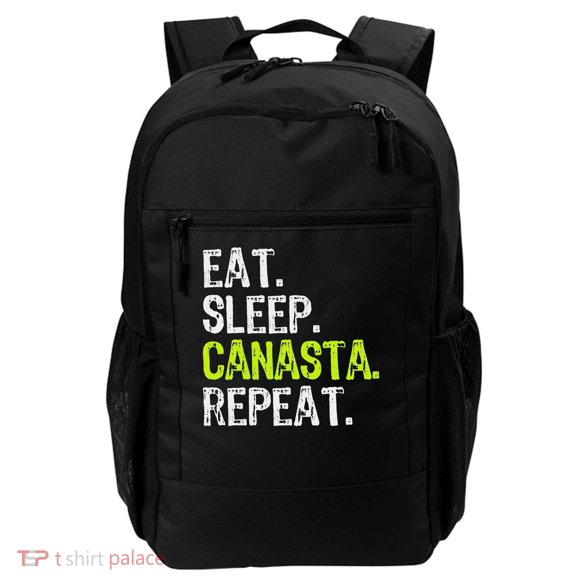 Eat Sleep Canasta Repeat Game Player Lover Funny Backpack
