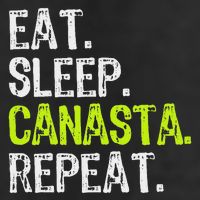 Eat Sleep Canasta Repeat Game Player Lover Funny 25L Jumbo Tote