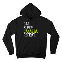 Eat Sleep Canasta Repeat Game Player Lover Funny Tall Hoodie