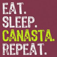 Eat Sleep Canasta Repeat Game Player Lover Funny 16oz Travel Tumbler