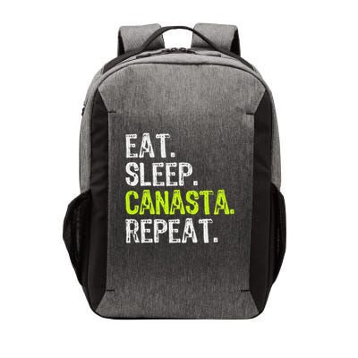 Eat Sleep Canasta Repeat Game Player Lover Funny Vector Backpack