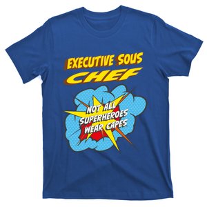 Executive Sous Chef Funny Superhero Job Gift T-Shirt