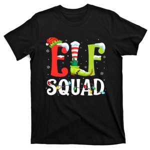 Elf Squad Christmas Family Matching Xmas Elf Pajamas  T-Shirt