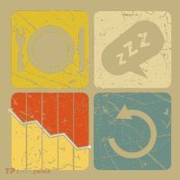 Eat Sleep Chart Repeat Cycle Funny Graph Button