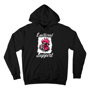 Emotional Support Chicken Cock Hoodie