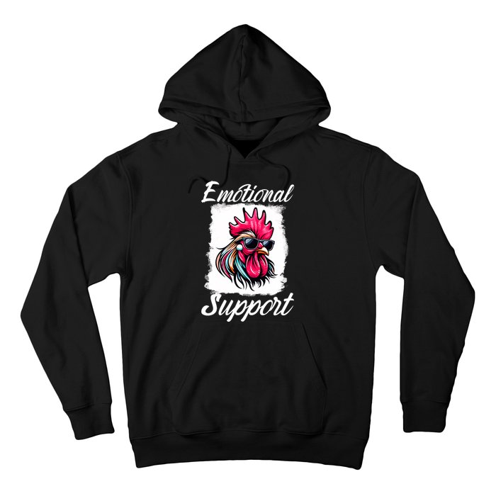 Emotional Support Chicken Cock Hoodie